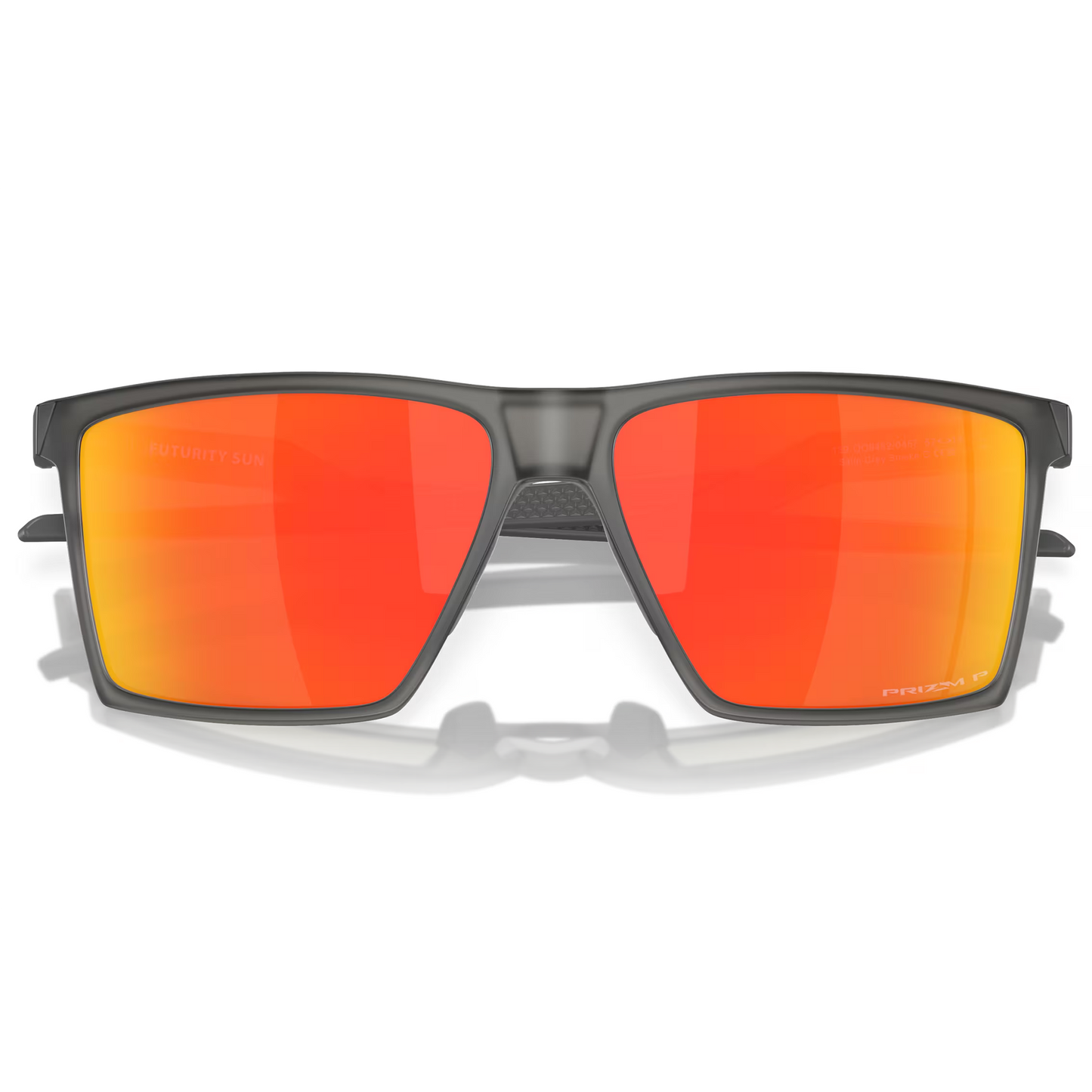 Oakley Futurity Sunglasses (Satin Grey Smoke) Prizm Ruby Polarized Lens