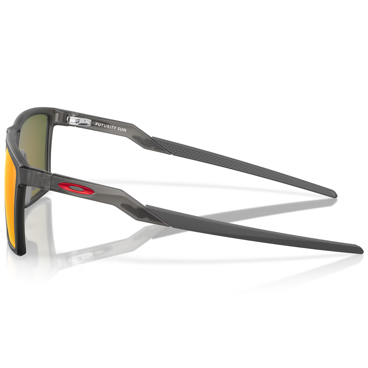 Oakley Futurity Sunglasses (Satin Grey Smoke) Prizm Ruby Polarized Lens