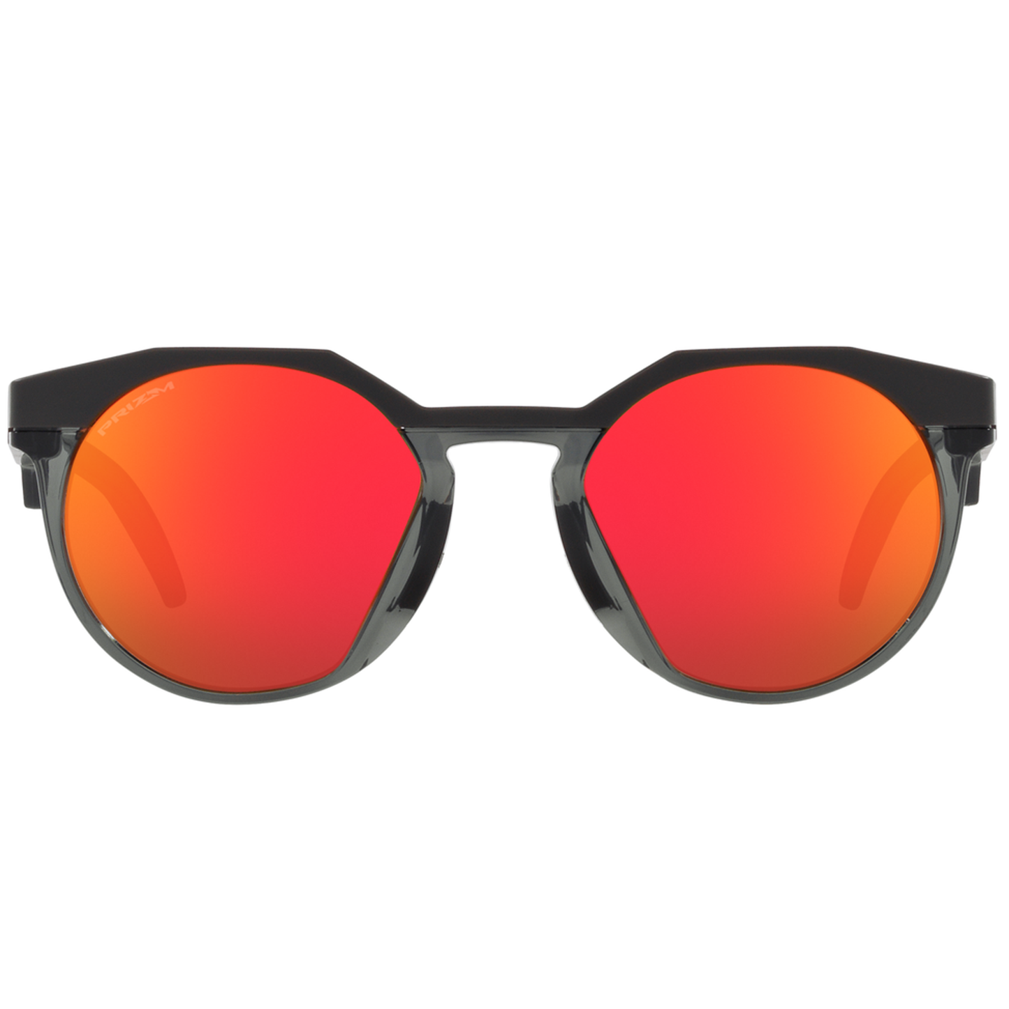 Oakley HSTN Sunglasses (Matte Carbon/Grey Smoke) Prizm Ruby Lens