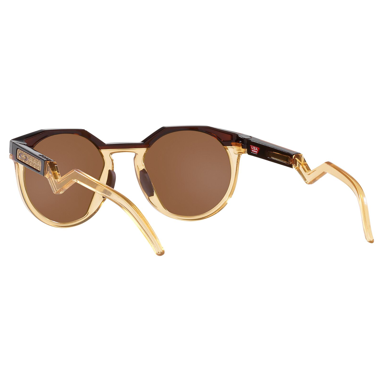 Oakley HSTN Sunglasses (KM Dark Amber/Light Curry) Prizm Tungsten Lens