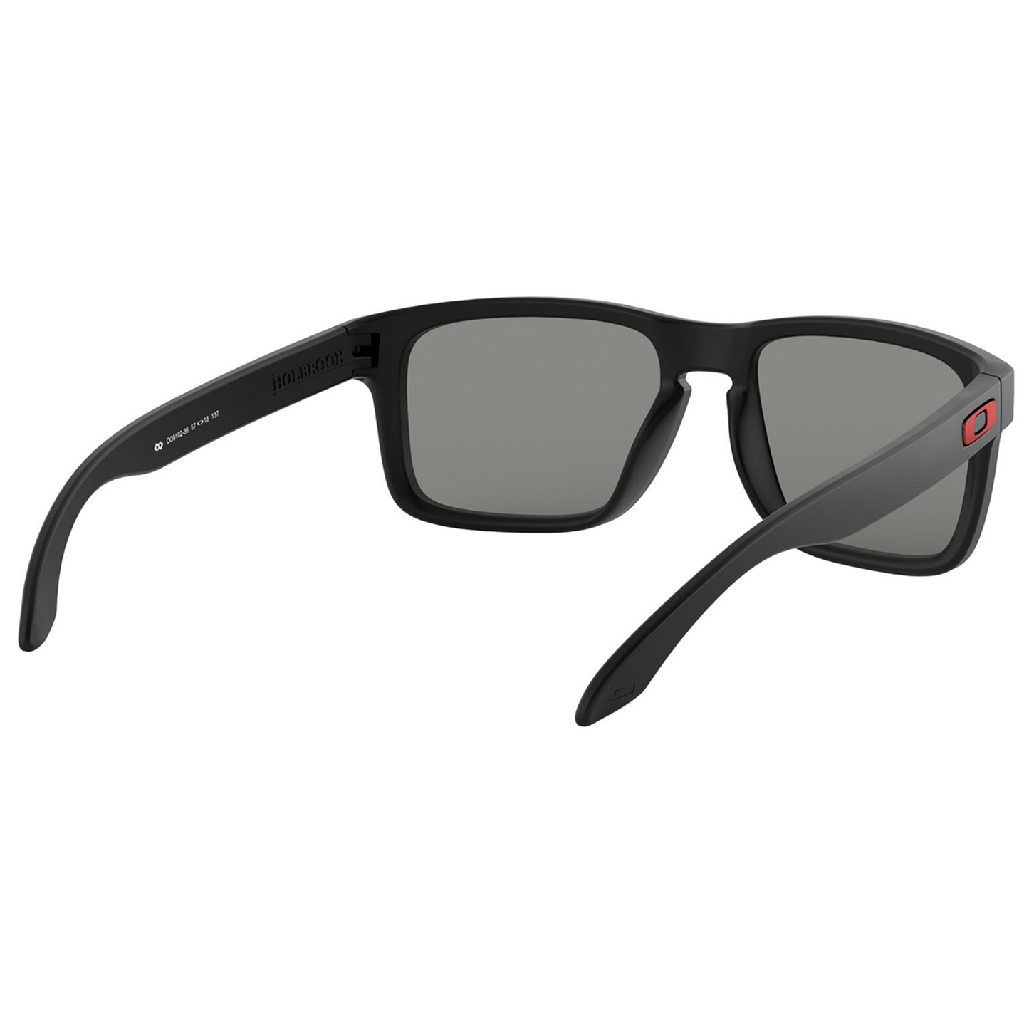 Oakley Holbrook Sunglasses (Matte Black) Positive Red Iridium Lens