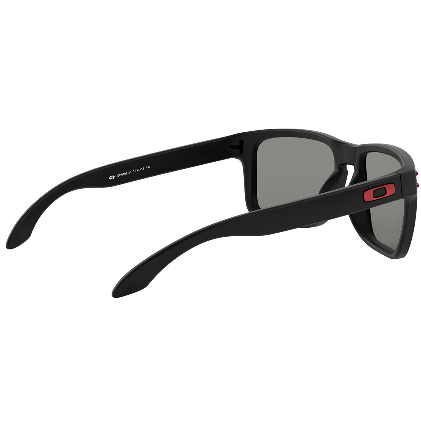 Oakley Holbrook Sunglasses (Matte Black) Positive Red Iridium Lens