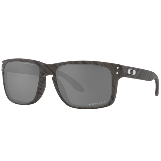Oakley Holbrook Sunglasses (Woodgrain) Prizm Black Polarized Lens