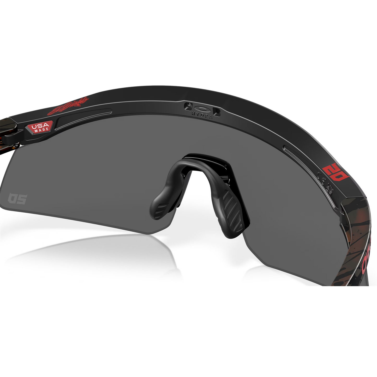 Oakley Oakley Hydra Sunglasses (FQ Matte Black) Prizm Black Lens - View 7