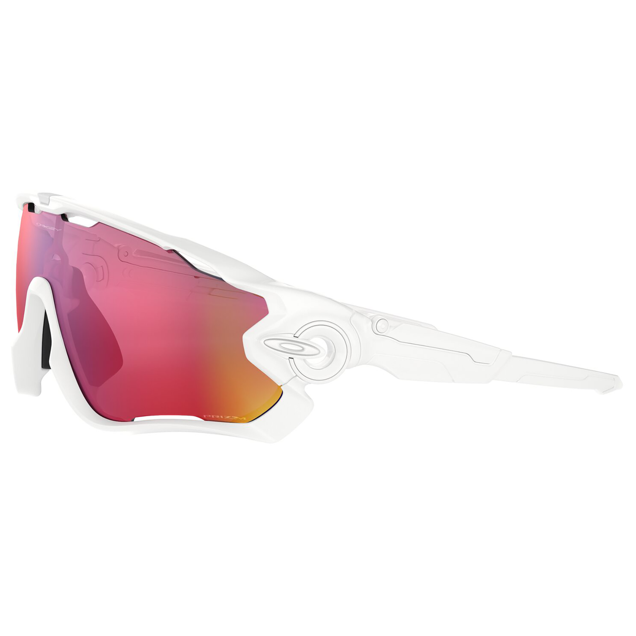 Oakley Jawbreaker Sunglasses (Polished White) Prizm Road Lens