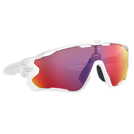 Oakley Jawbreaker Sunglasses (Polished White) Prizm Road Lens