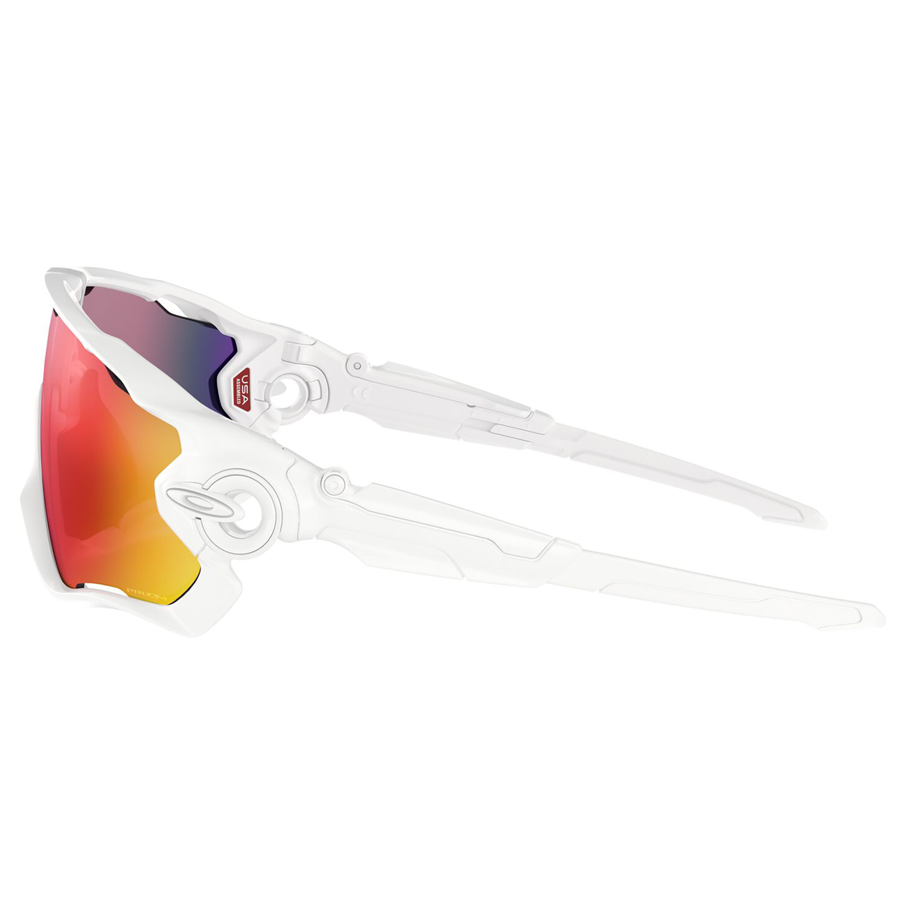 Oakley Jawbreaker Sunglasses (Polished White) Prizm Road Lens