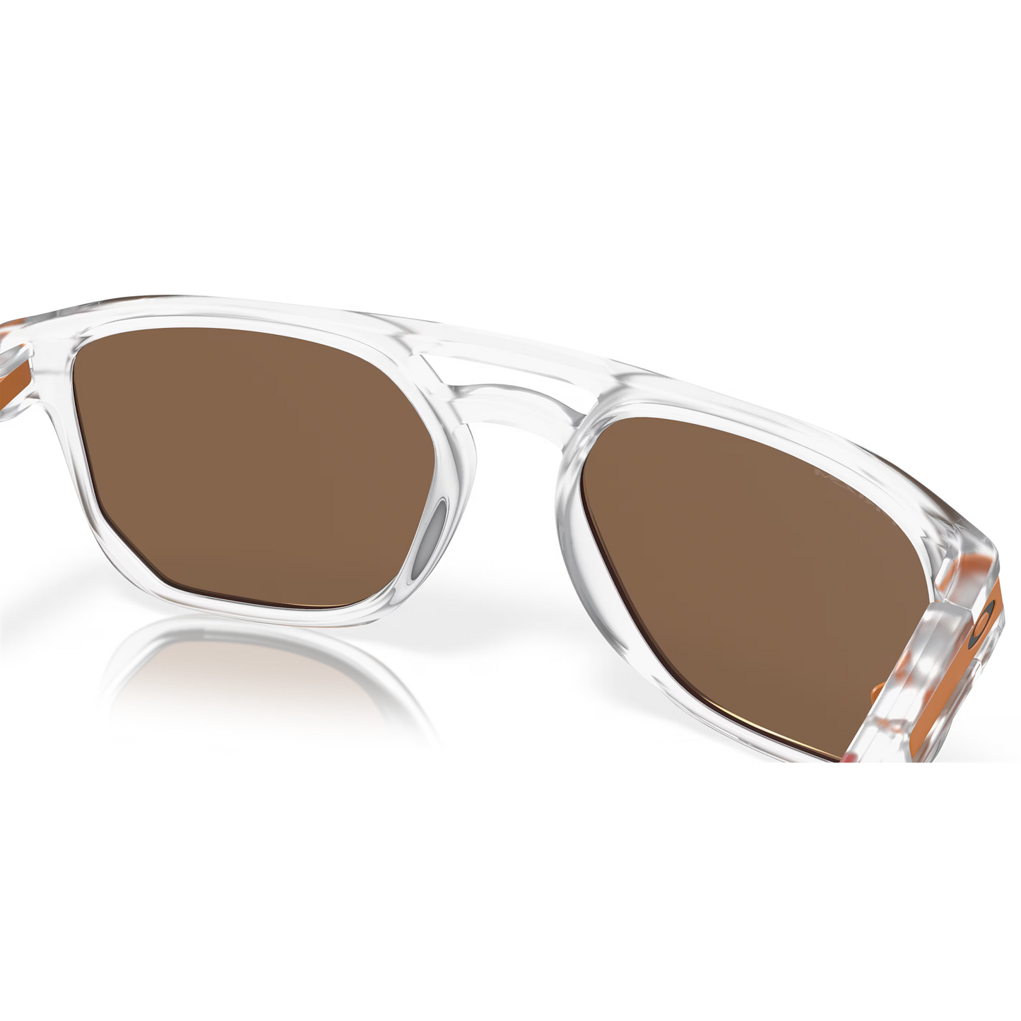 Oakley Oakley Latch Beta Sunglasses (Matte Clear) Prizm Bronze Lens - View 7