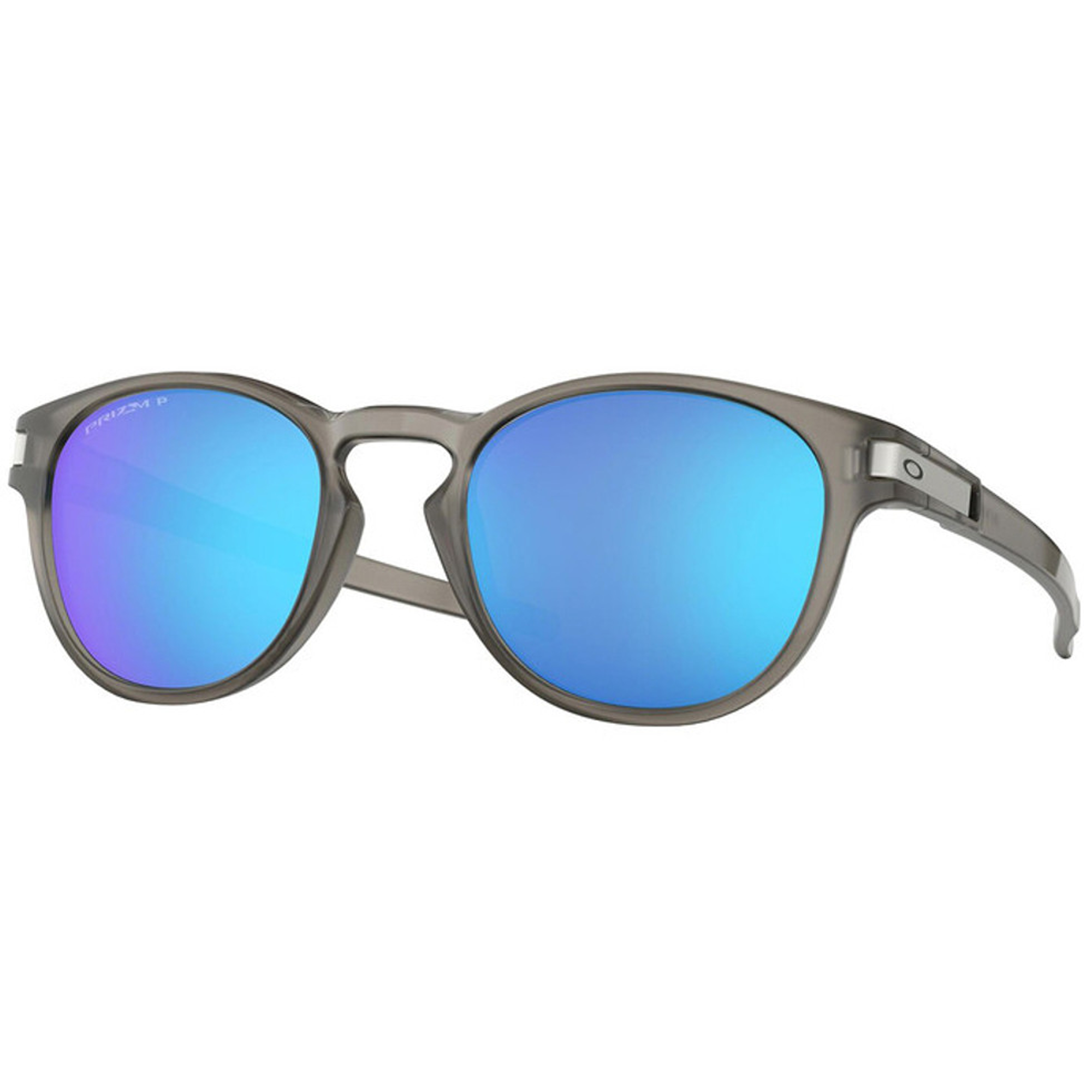 Oakley Latch Sunglasses (Matte Grey Ink) Prizm Sapphire Polarized 