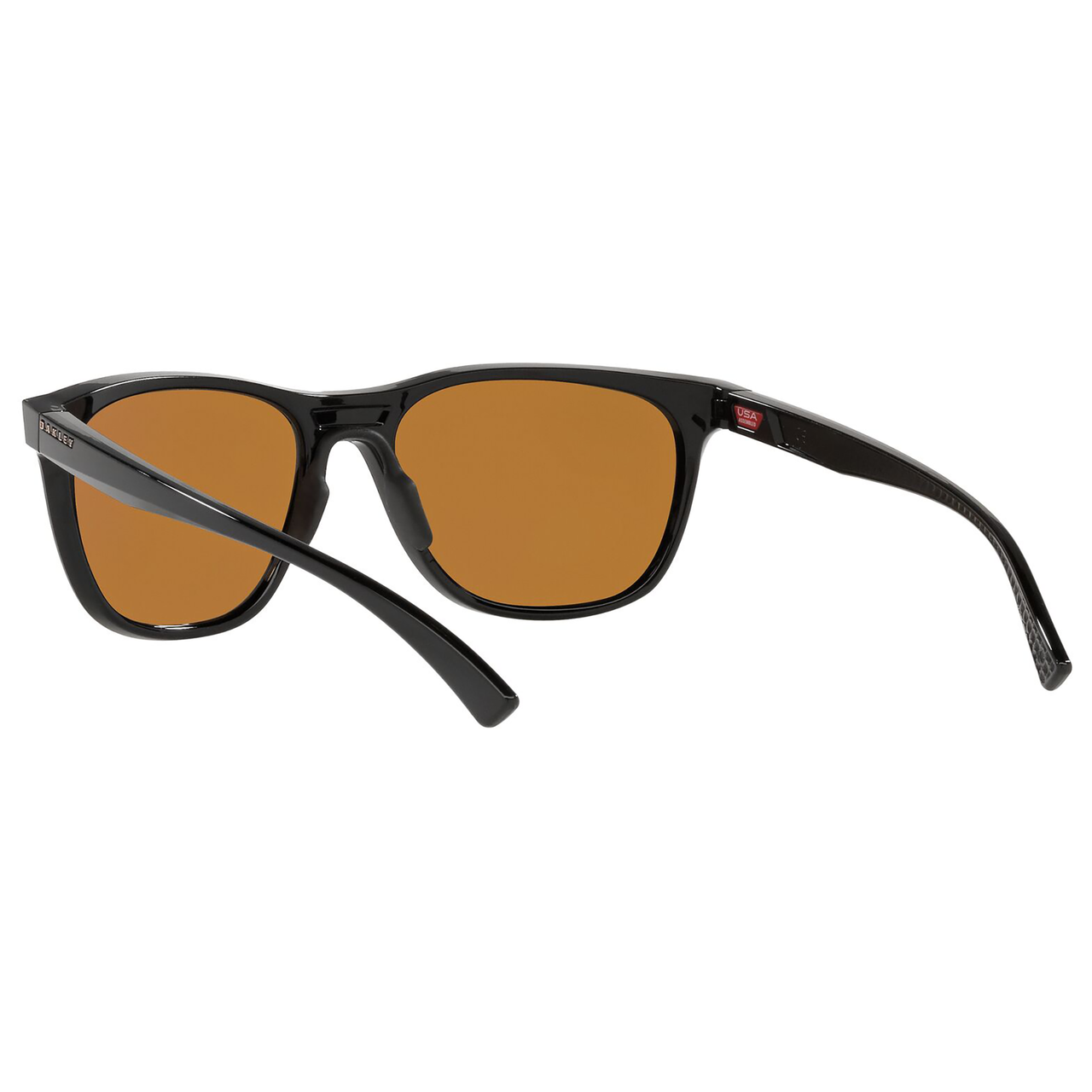 Oakley Leadline Sunglasses (Polished Black) Prizm Rose Gold Polarized Lens