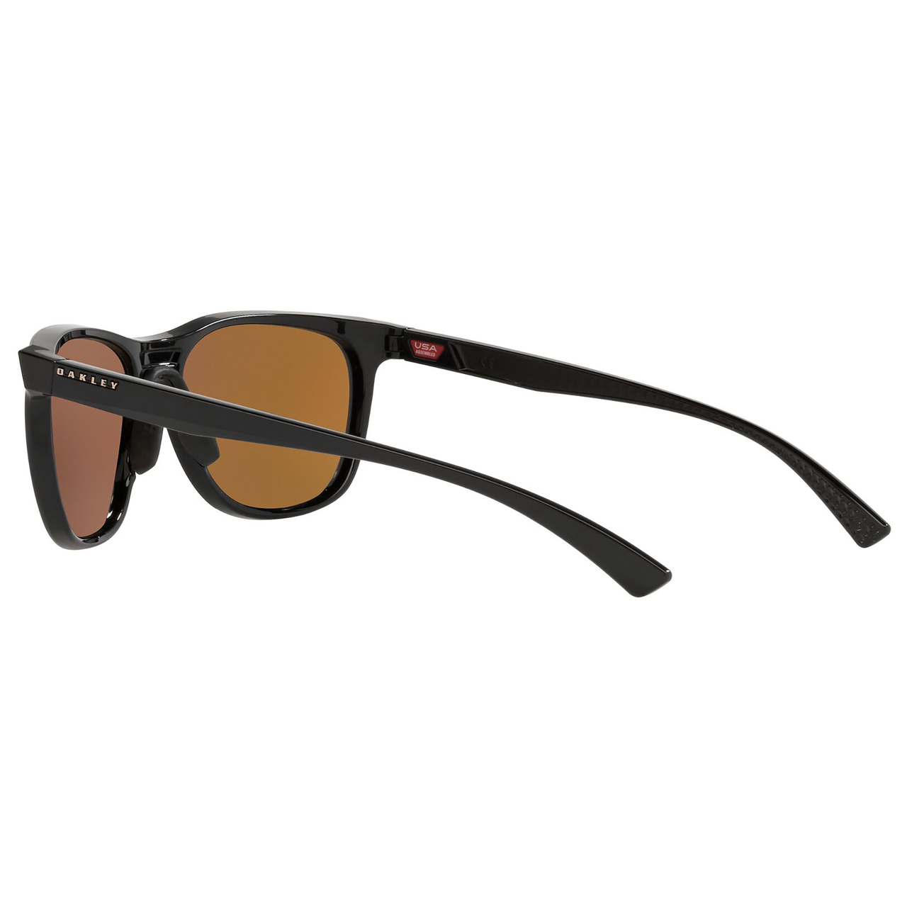Oakley Leadline Sunglasses (Polished Black) Prizm Rose Gold Polarized Lens