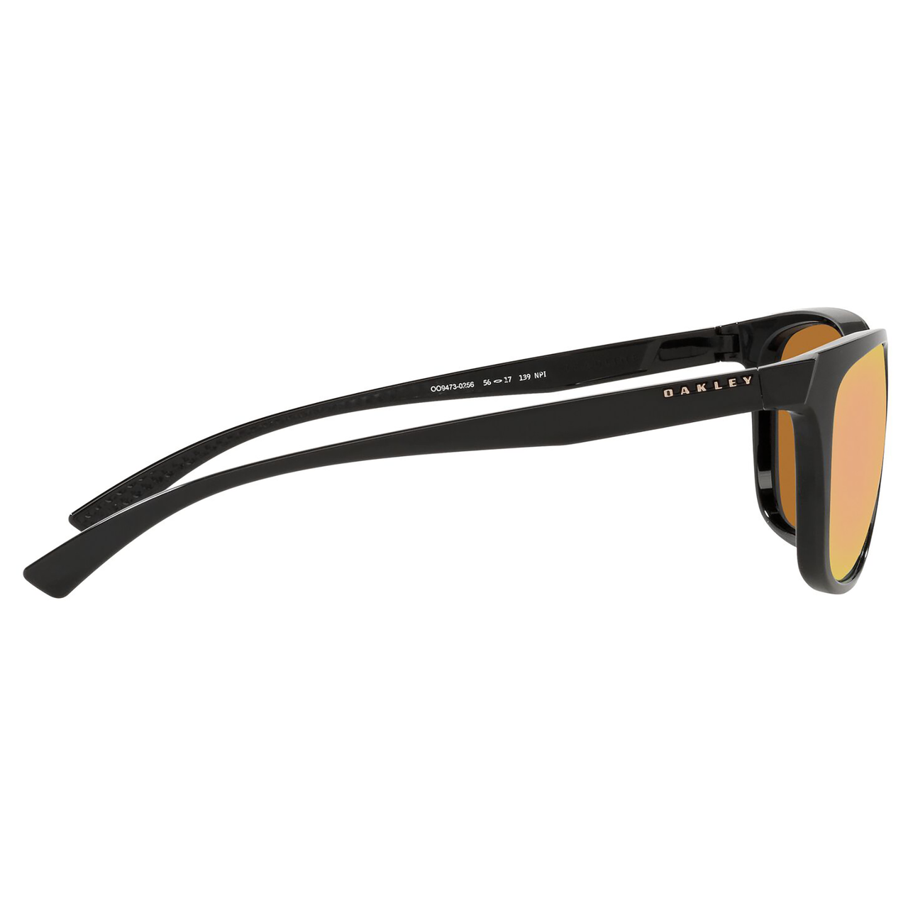 Oakley Leadline Sunglasses (Polished Black) Prizm Rose Gold Polarized Lens