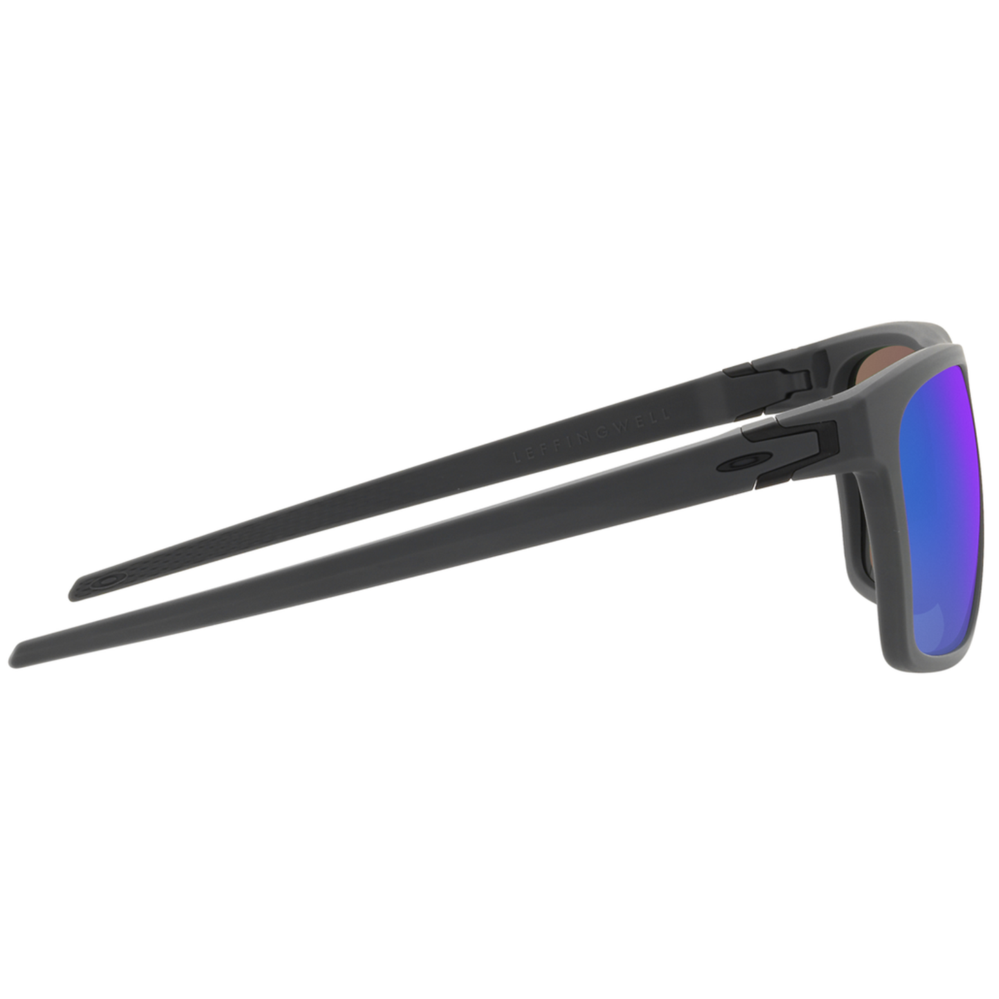Oakley Leffingwell Sunglasses (Vinales Matte Dark Grey) Prizm Sapphire Lens