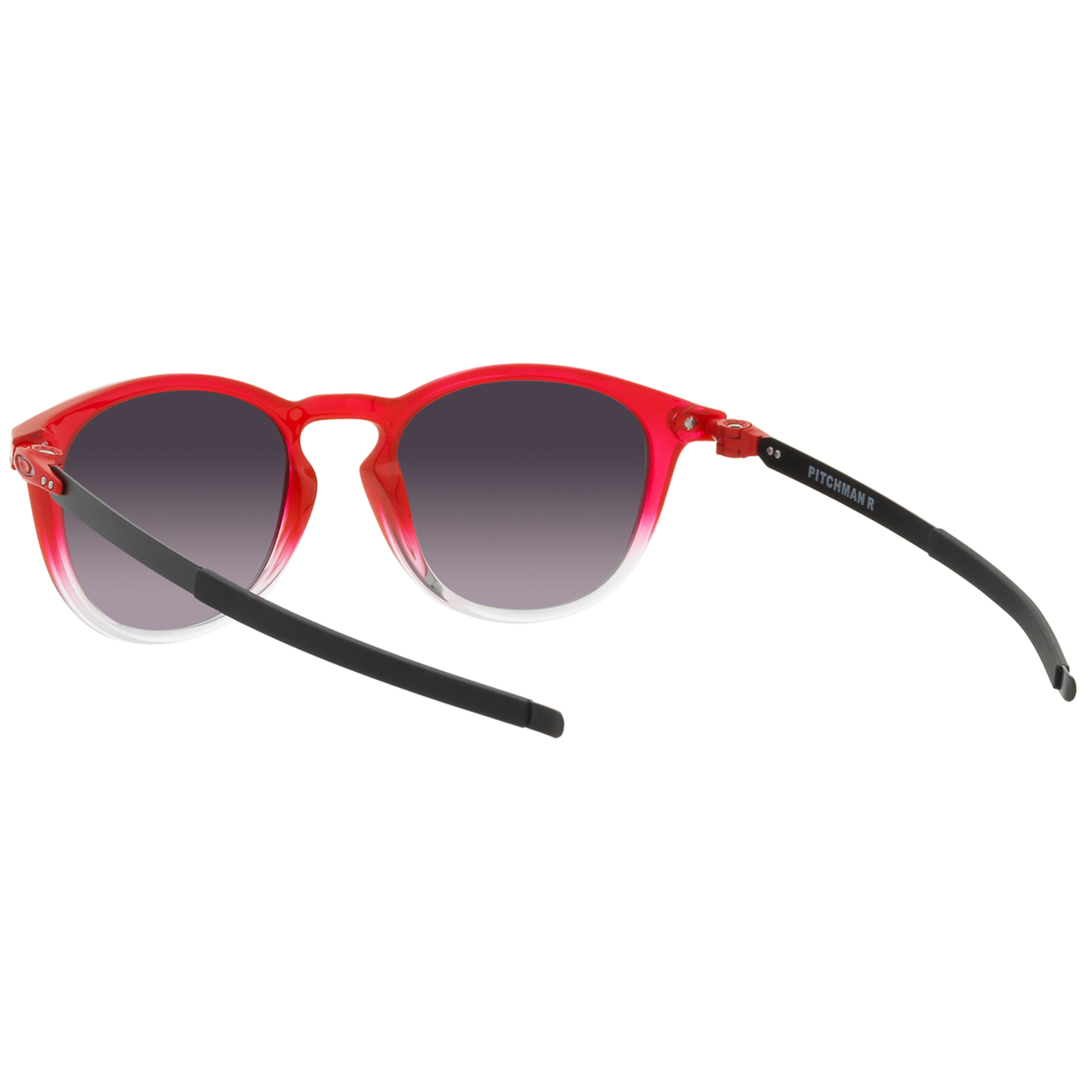 Oakley Pitchman R Sunglasses (FQ Red Fade) Prizm Grey Gradient Lens