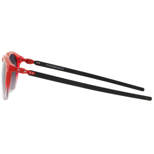 Oakley Pitchman R Sunglasses (FQ Red Fade) Prizm Grey Gradient Lens