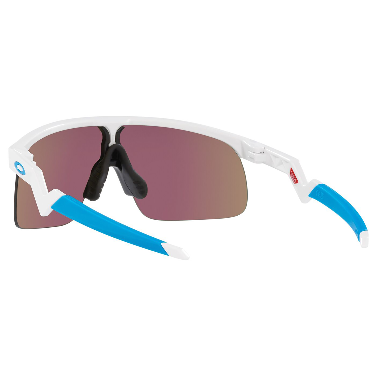 Oakley Resistor Youth Sunglasses (Polished White) Prizm Sapphire Lens