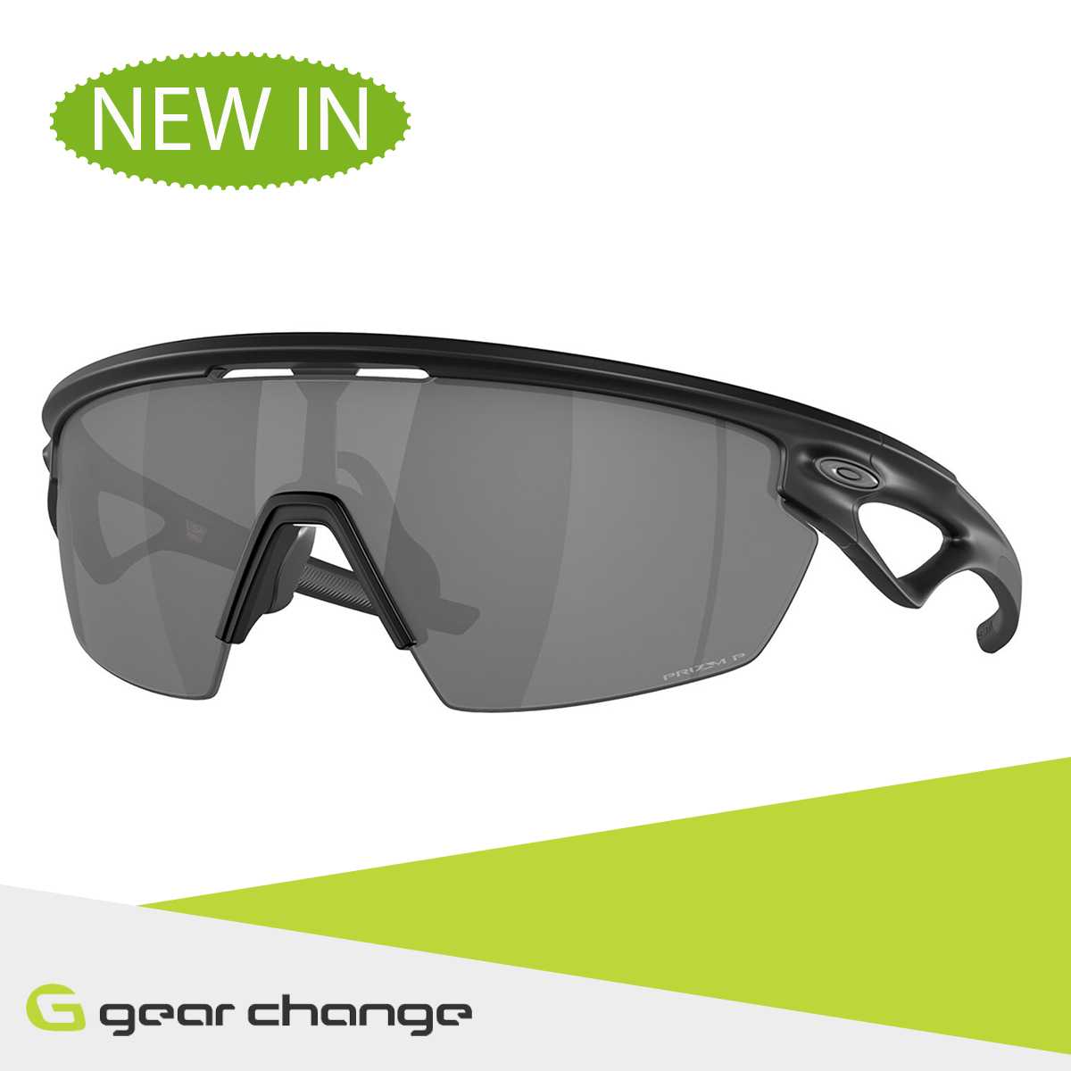 Oakley Sphaera Sunglasses (Matt Black) Prizm Black Polarized Lens