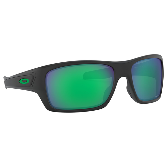 Oakley Turbine Sunglasses (Matte Black) Prizm Jade Polarized Lens