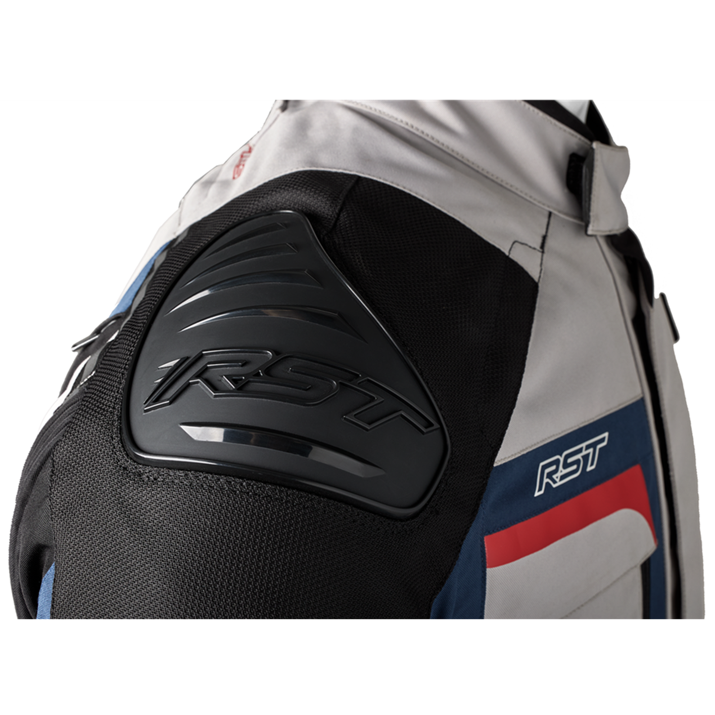 RST RST Adventure-X CE Ladies Textile Jacket - Silver/Blue/Red - Interior View