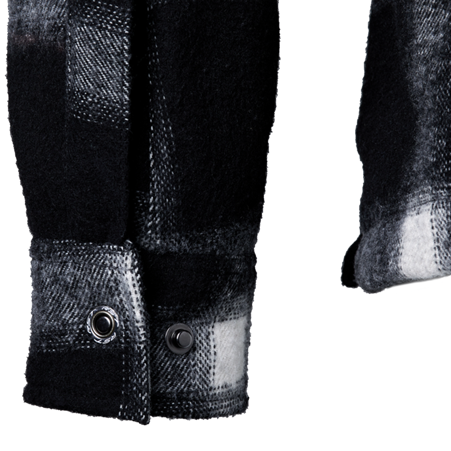 RST Brushed Ladies Textile Shirt - Black/White