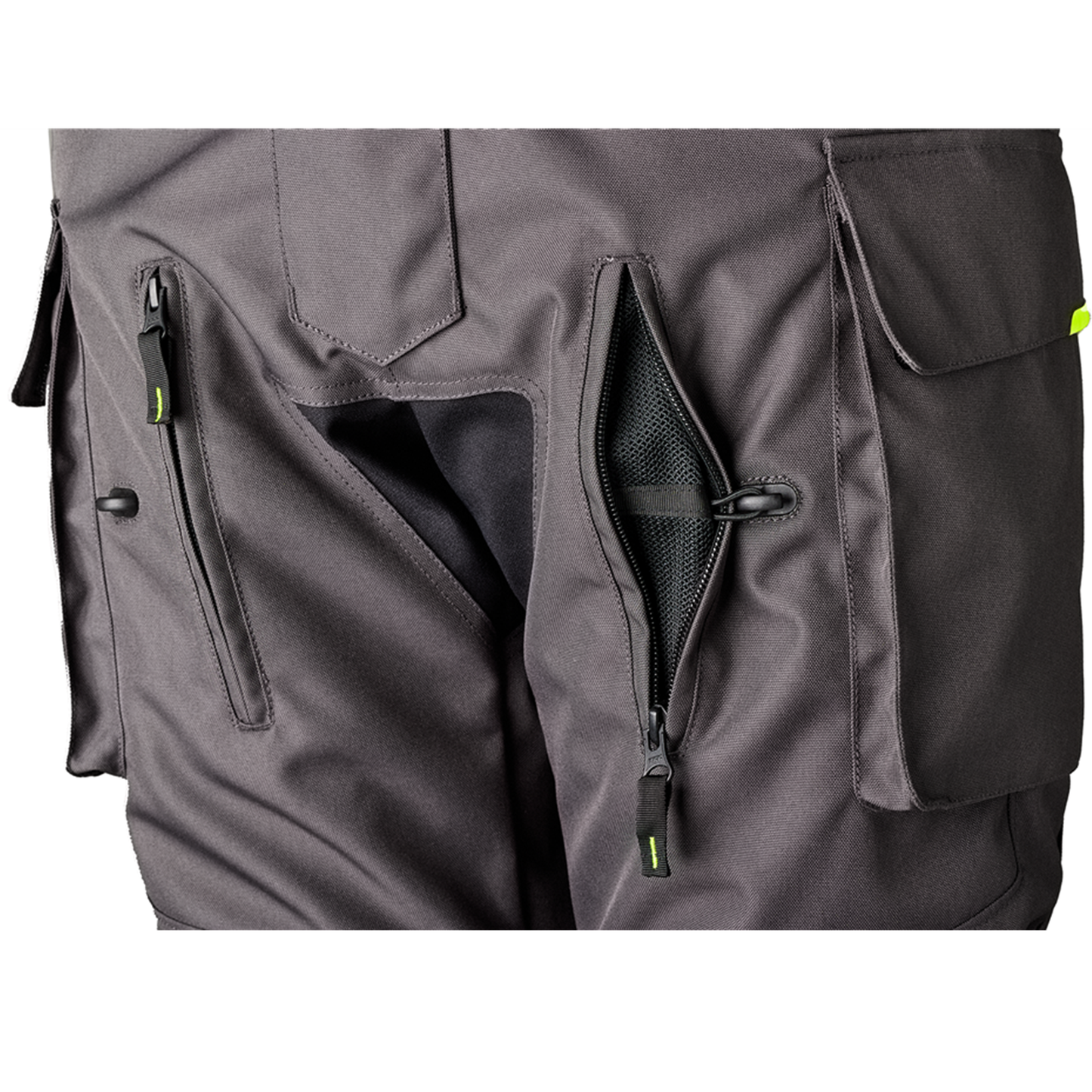 RST Endurance Men's Textile Regular Jeans - Graphite/Flo Yellow