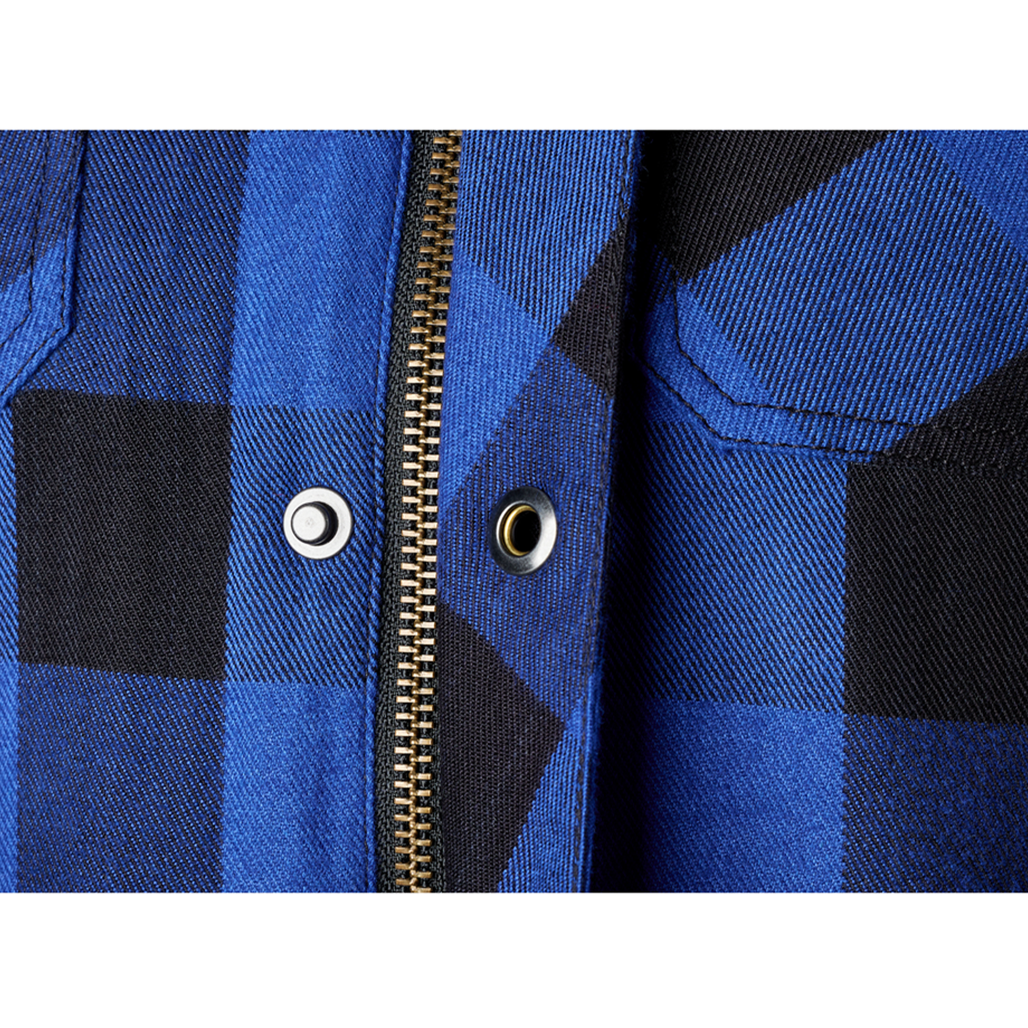 RST RST Lumberjack Aramid Lined Textile Riding Shirt - Blue - Interior View