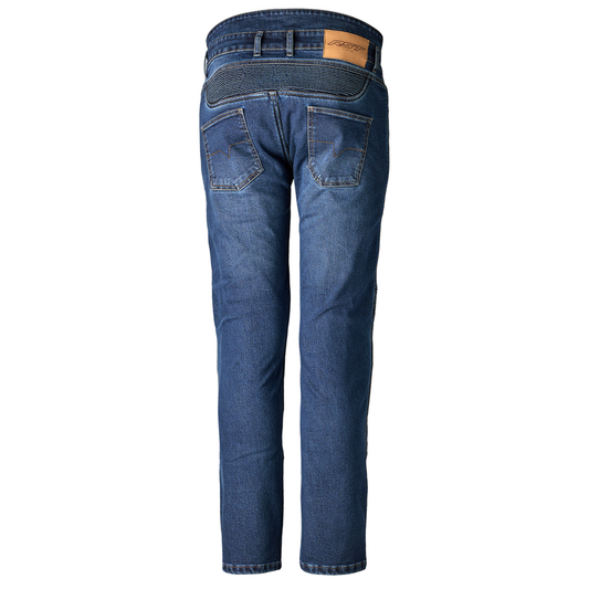 RST Reinforced Tech Pro CE Men's Denim Jeans - Includes Knee and Hip Armour - Short Length - Mid Blue Denim