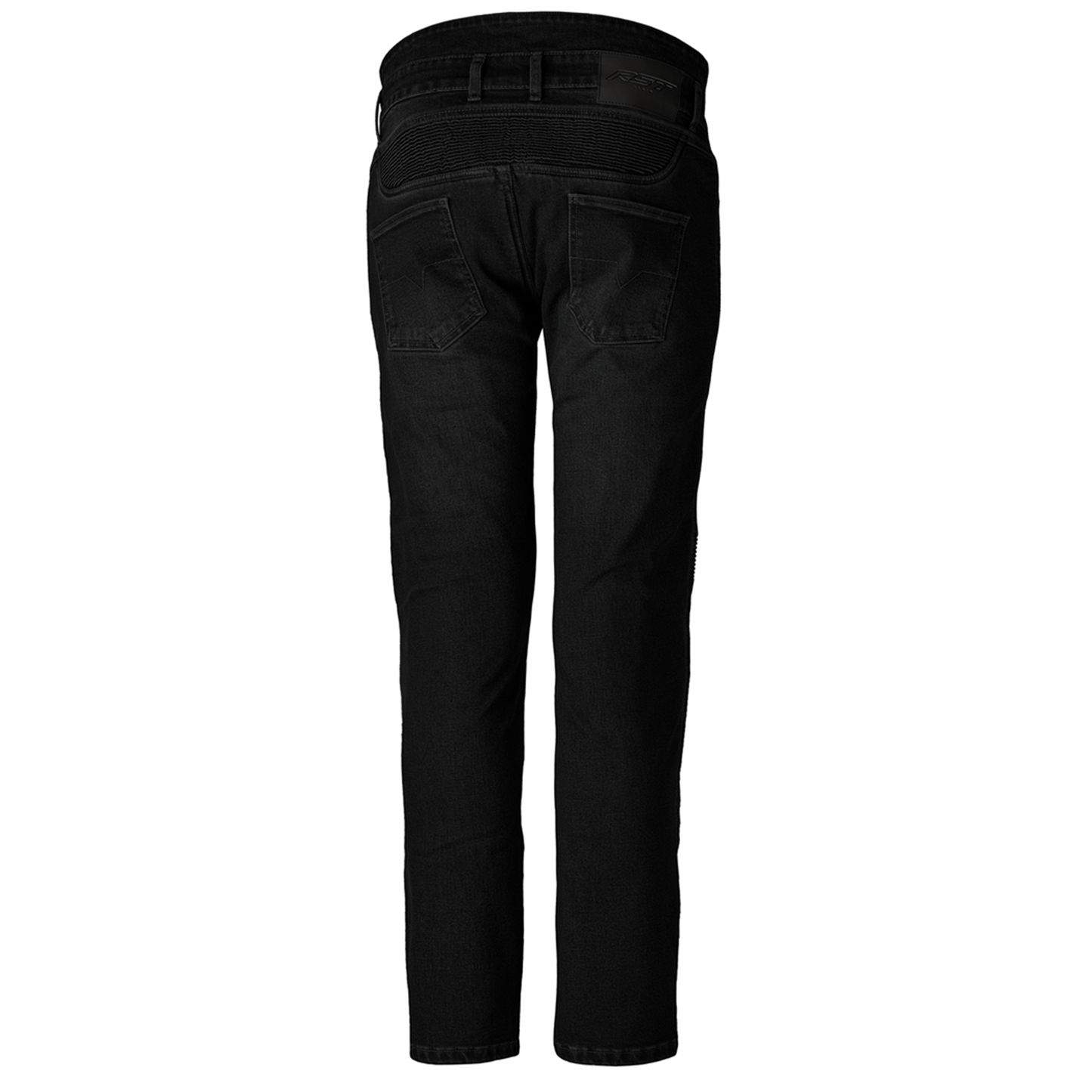 RST Reinforced Tech Pro CE Men's Denim Jeans - Includes Knee and Hip Armour - Short Length - Solid Black