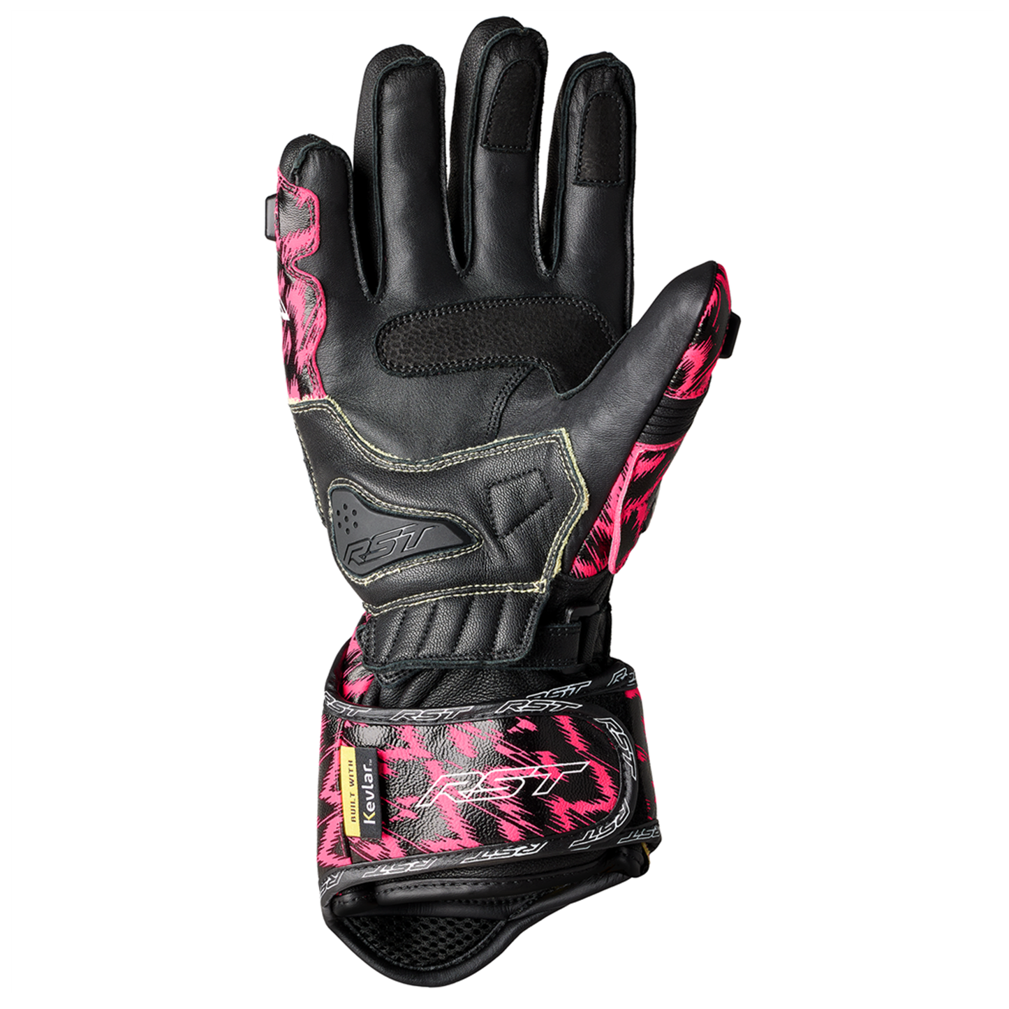 RST RST Tractech Evo 4 (CE) Gloves - Dazzle Pink - Side View