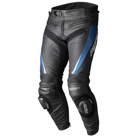 RST Tractech Evo 5 Mens Leather Regular Jean (CE) - Blue/Black/White