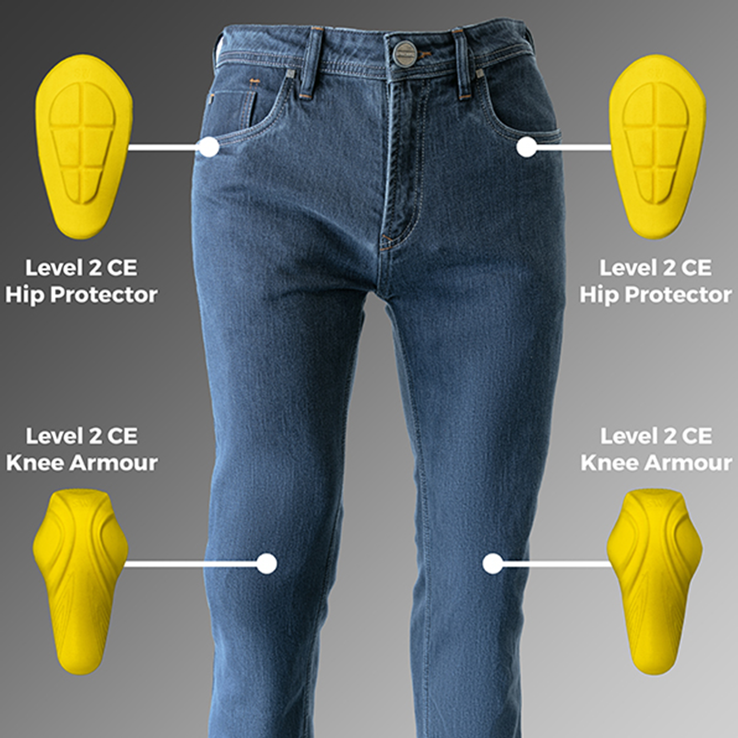 Richa Carter Regular Jeans - Stone Wash