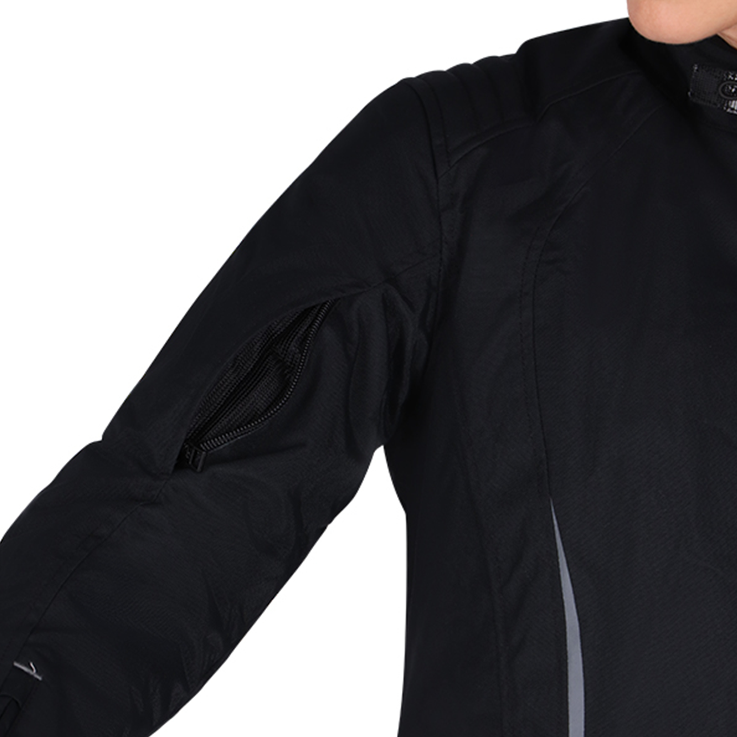 Richa Chloe 2 Ladies Textile Jacket - Black