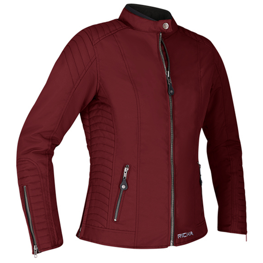 Richa Lausanne Ladies Textile Jacket - Burgandy