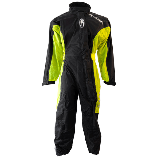 Richa Typhoon Rain Overall - Black/Flo Yellow