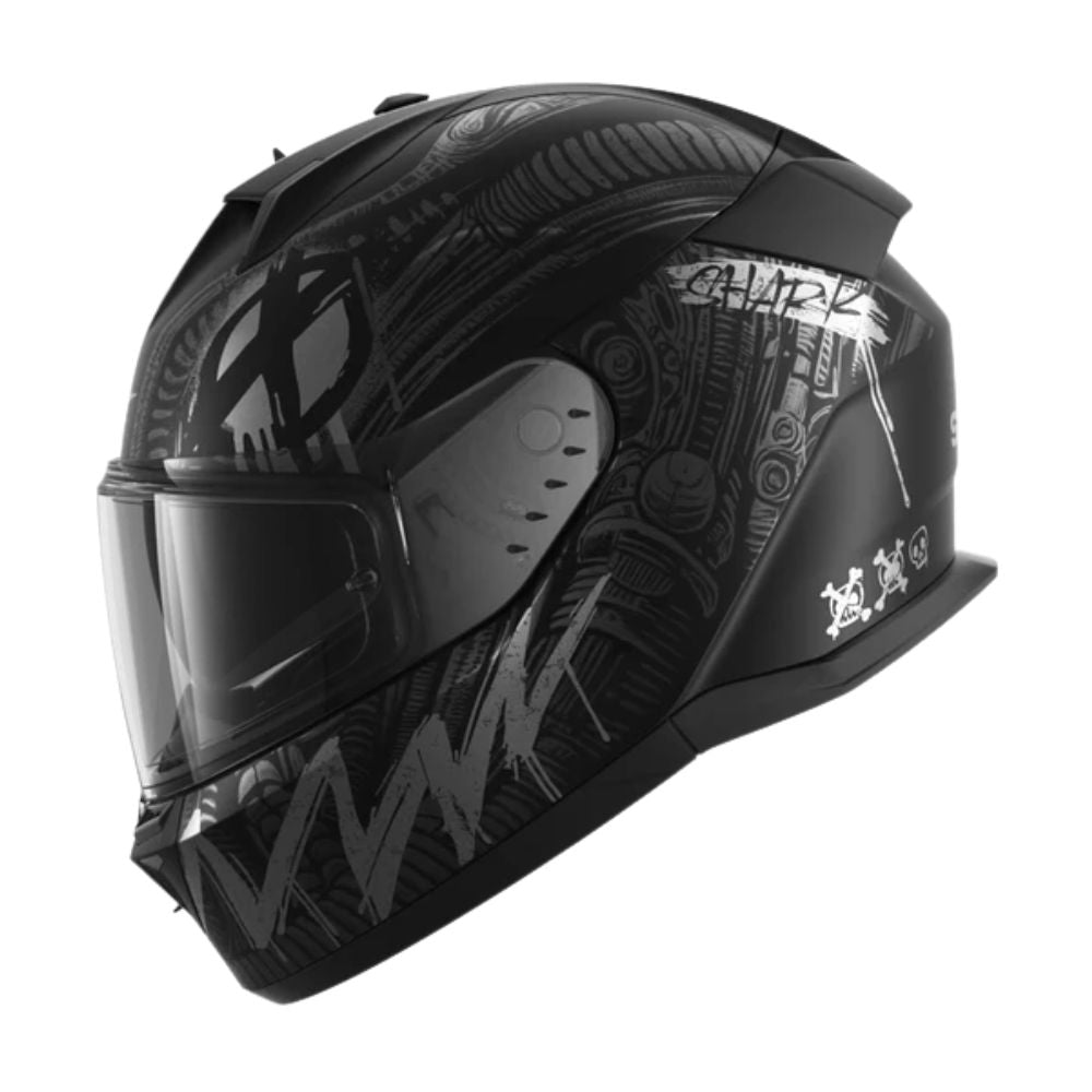 Shark SHARK D-SKWAL 3 SHIEVER Matt Black / Anthracite / Silver - Interior View