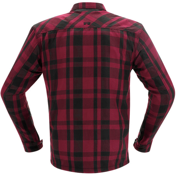 Richa RICHA FOREST SHIRT BLACK/BURGUNDY - Side View