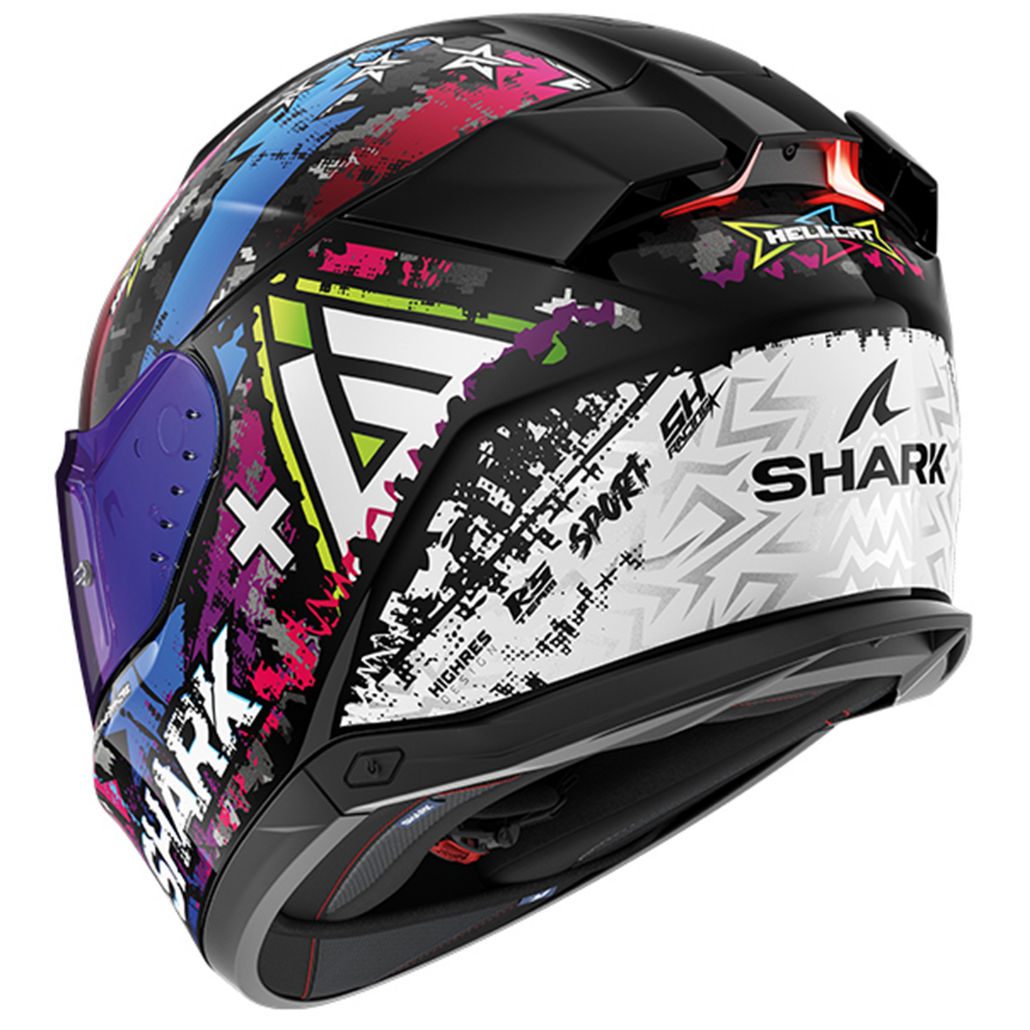 Shark Skwal i3 - Hellcat KUB - Includes Iridium Visor