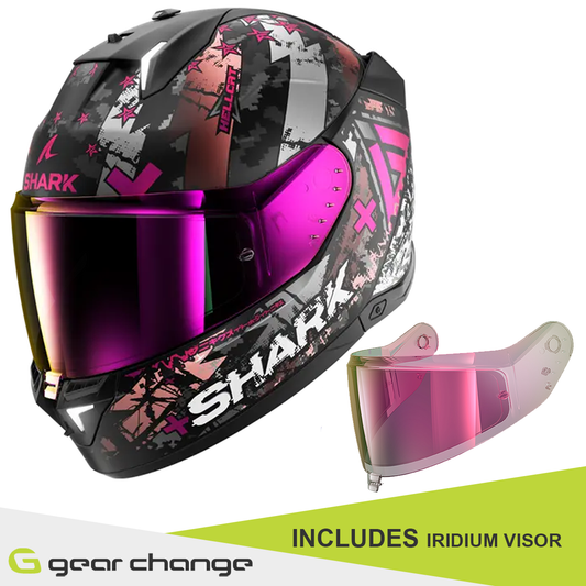 Shark Skwal i3 - Hellcat Matt KUV - Includes Iridium Visor