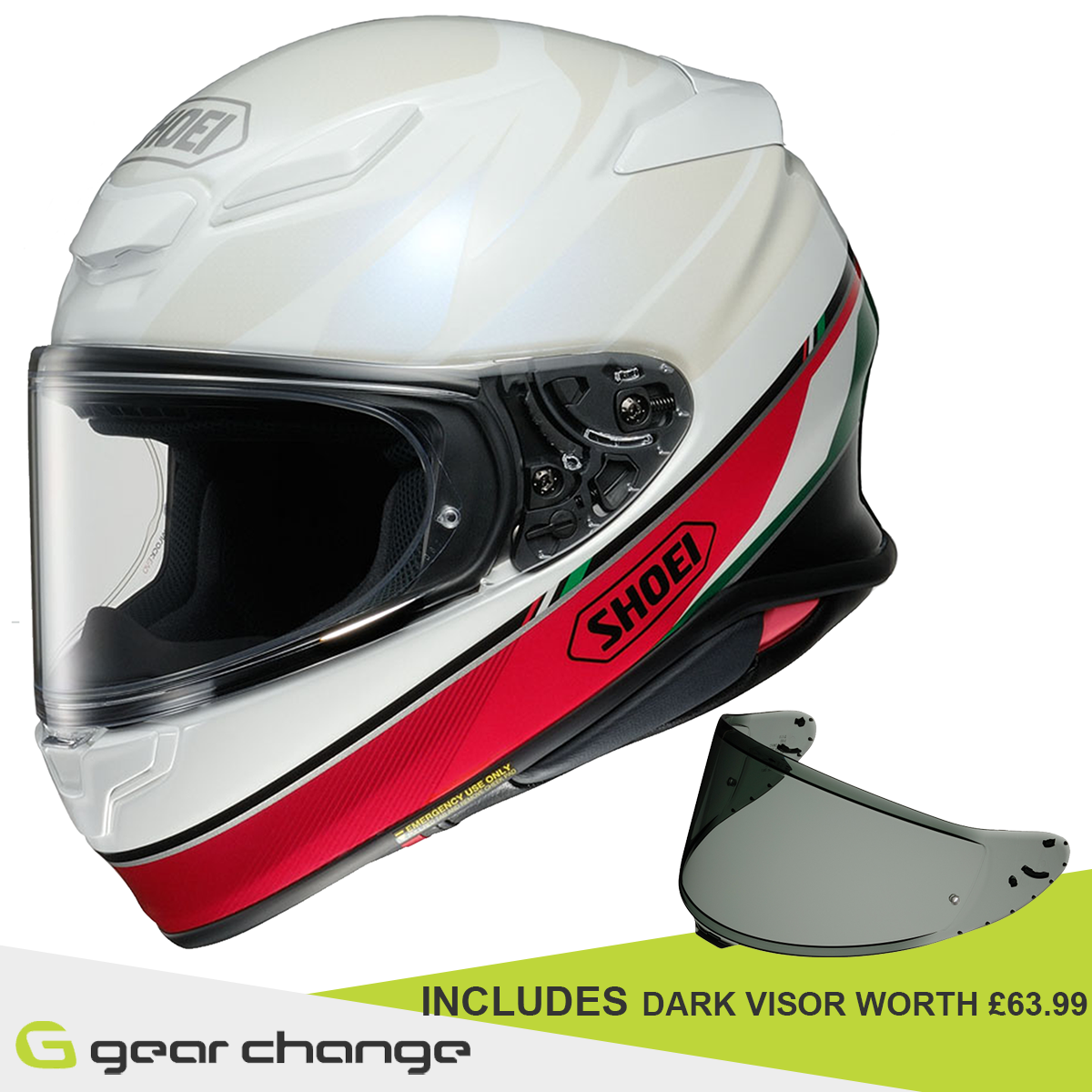 Shoei NXR2 Nocturne TC4 Includes Dark Visor