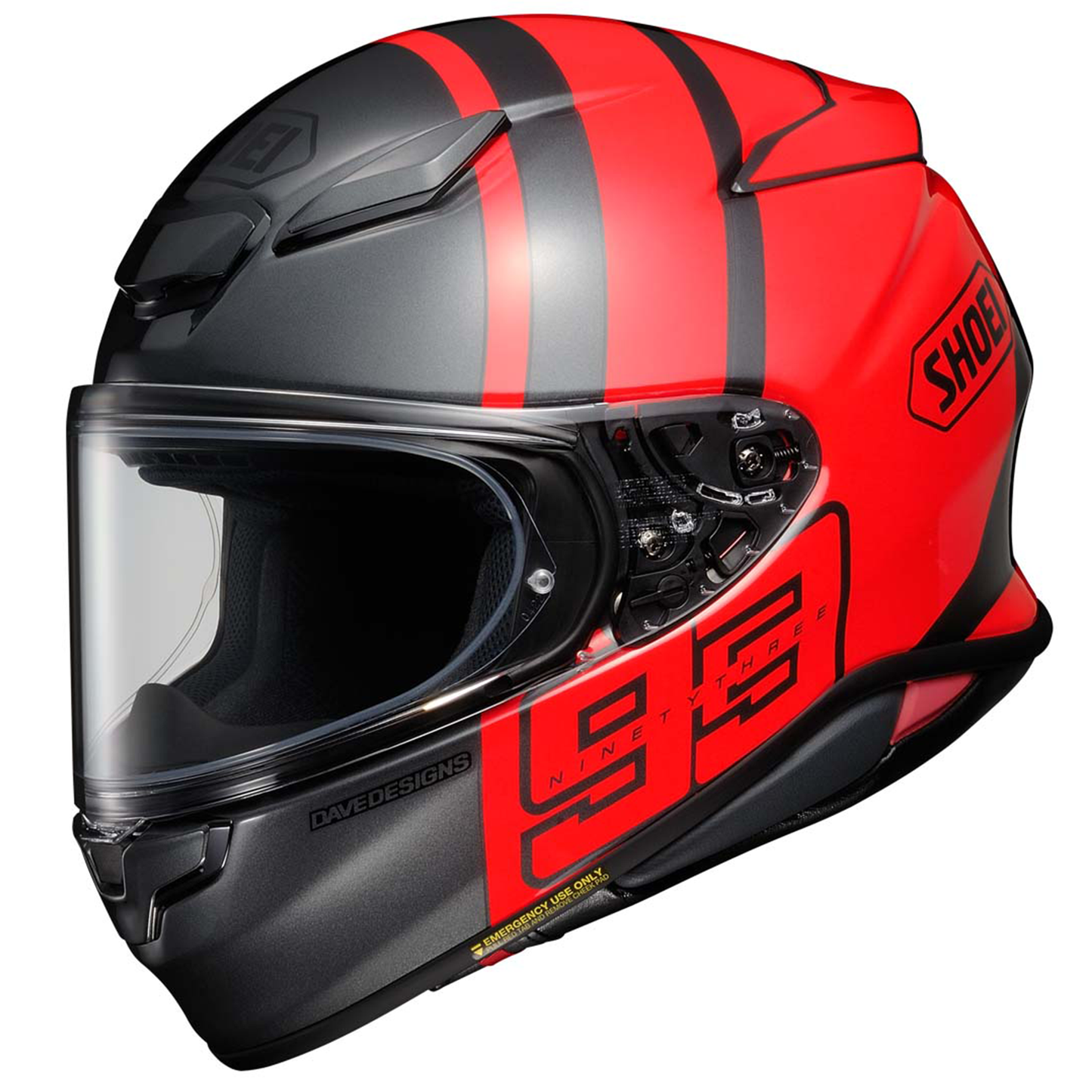 Shoei Shoei NXR2 - MM93 Collection Track TC1 - Front View