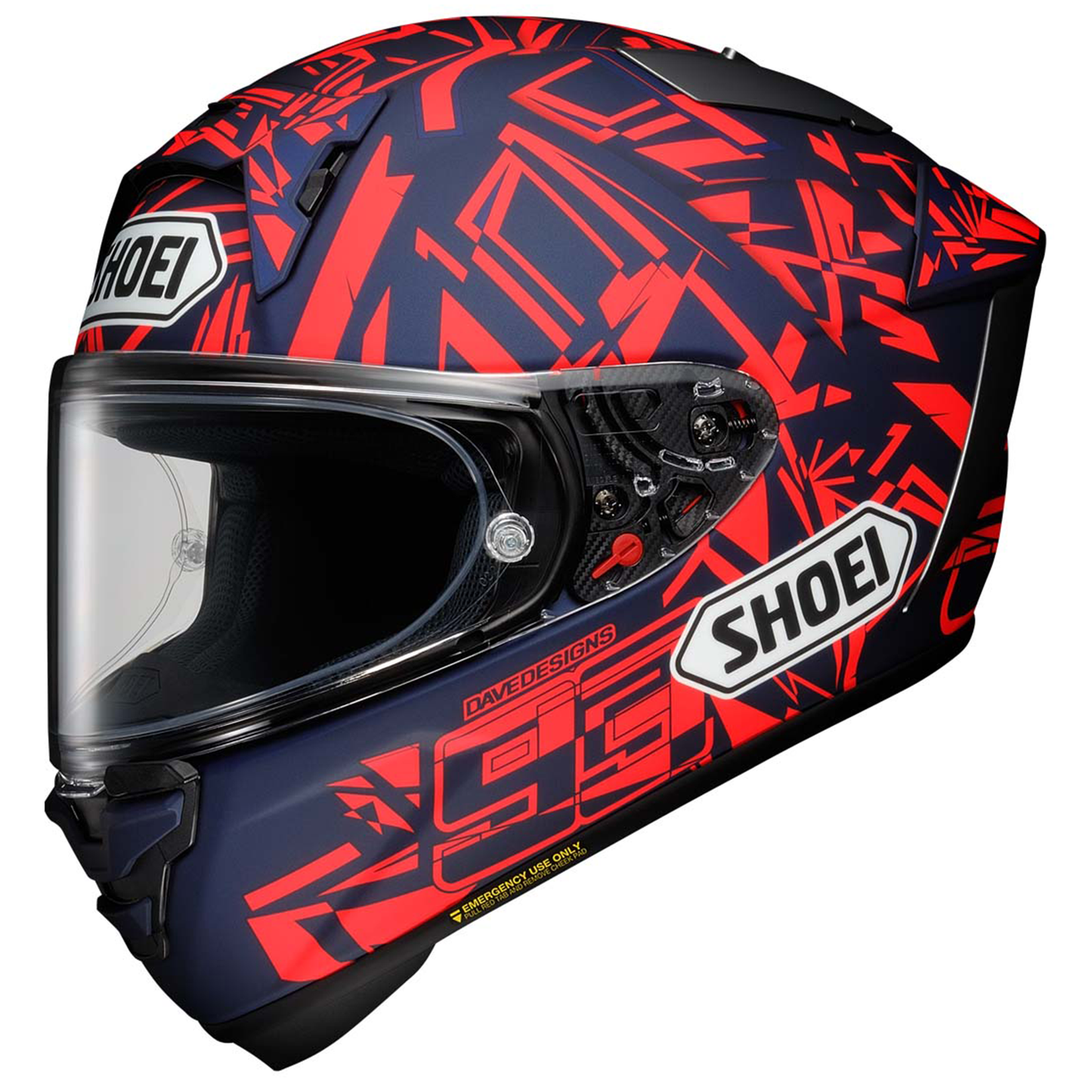 Shoei Shoei X-SPR Pro - Marquez Dazzle TC10 - Front View