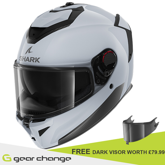 Shark Spartan GT Pro - Blank W03  -  Free Dark Visor