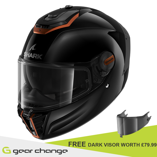 Shark Spartan RS - Blank SP KCK - Free Dark Visor