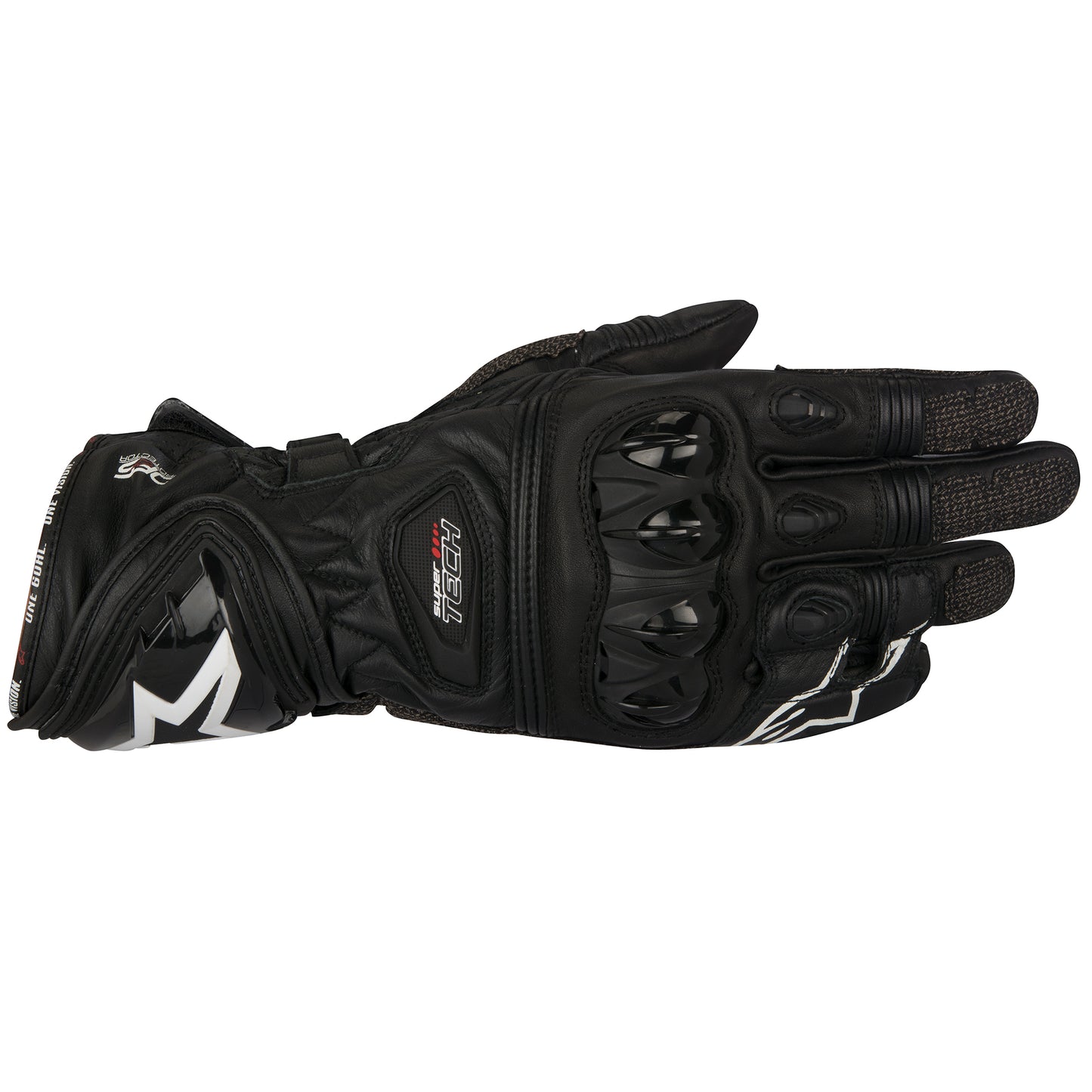 Alpinestars Alpinestars Supertech Gloves - BLACK - Front View