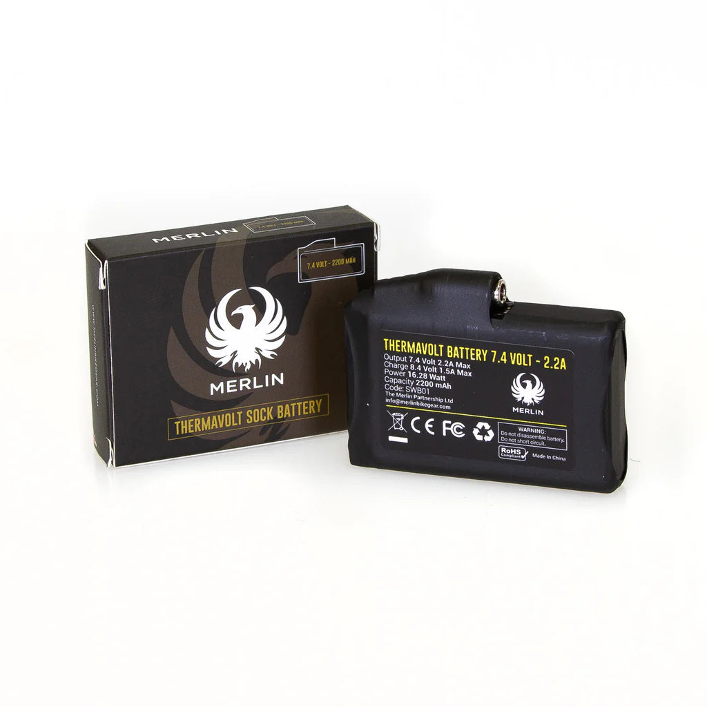 Merlin Merlin ThermaVolt Heated Sock Single Battery (2200mah) - Front View