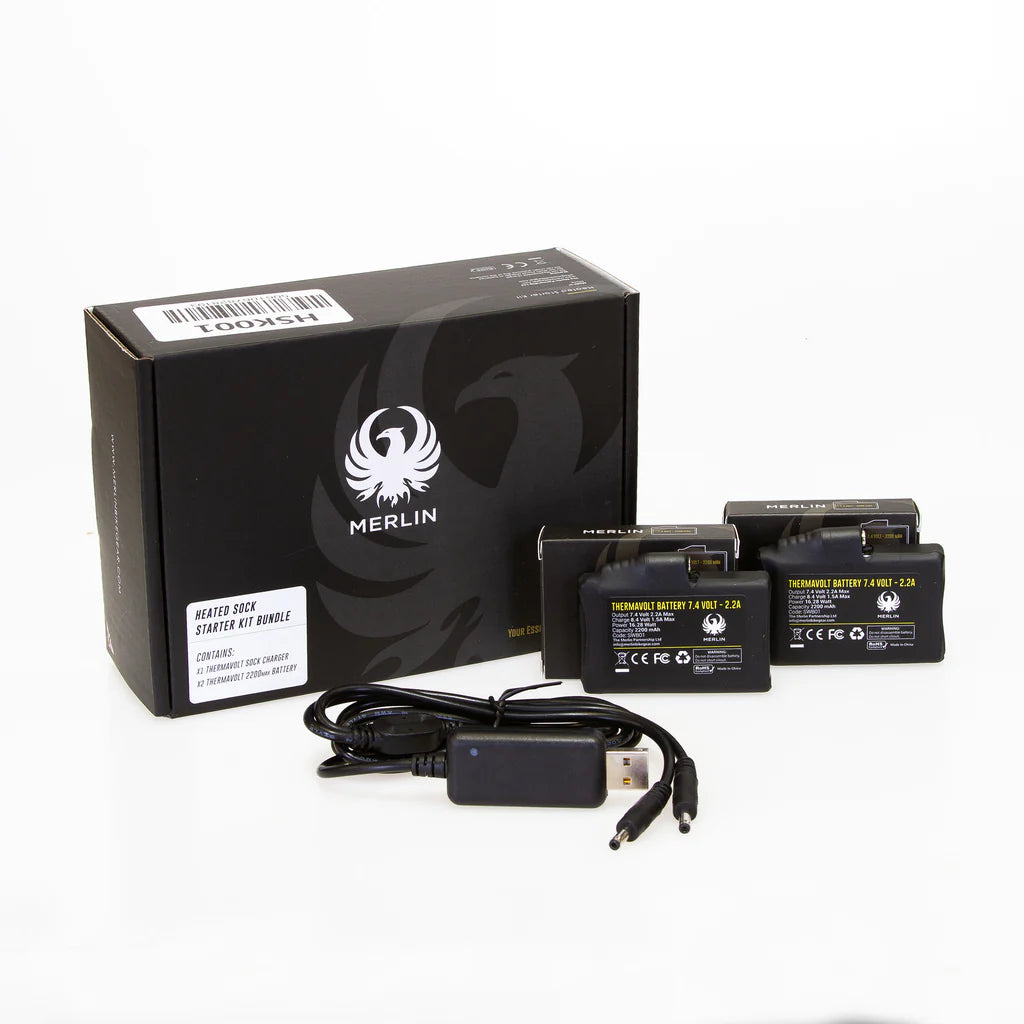 Merlin Merlin ThermaVolt Heated Sock Starter Kit - Front View