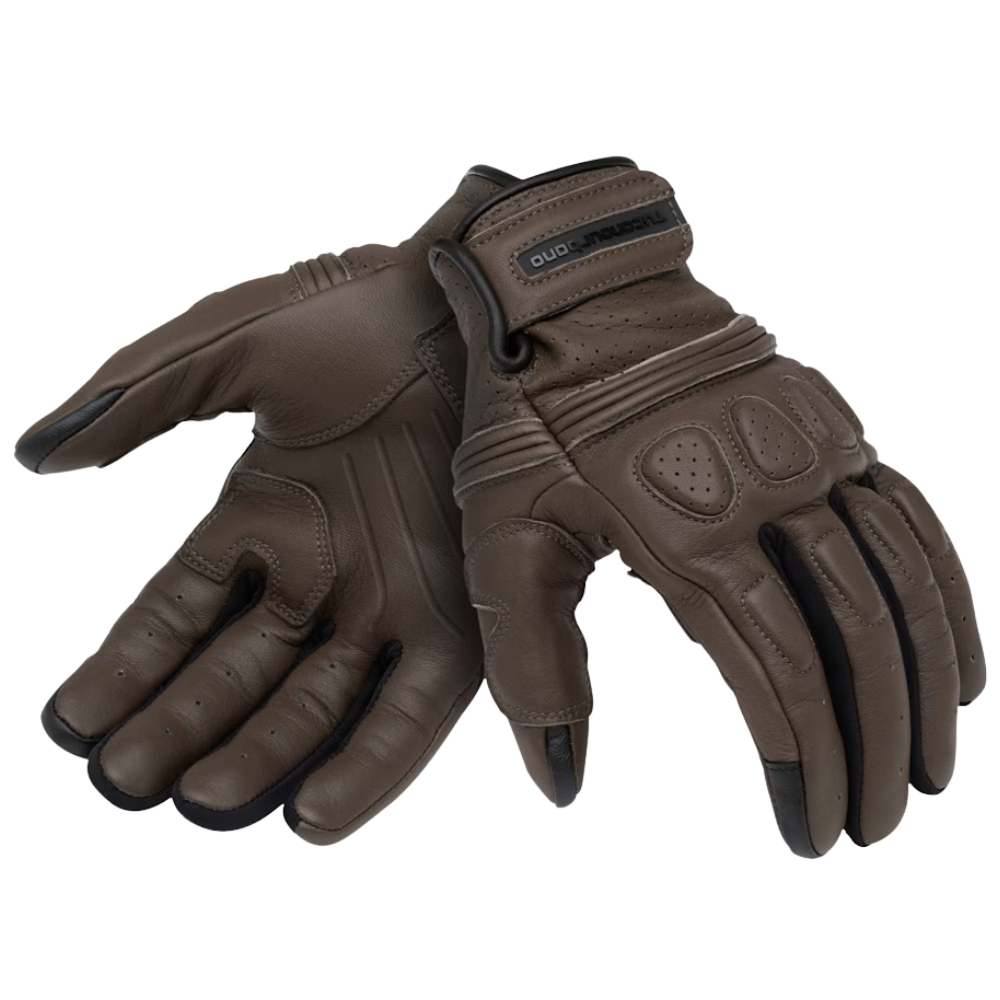Tucano Urbano Gig Evo Leather Gloves - Dark Brown