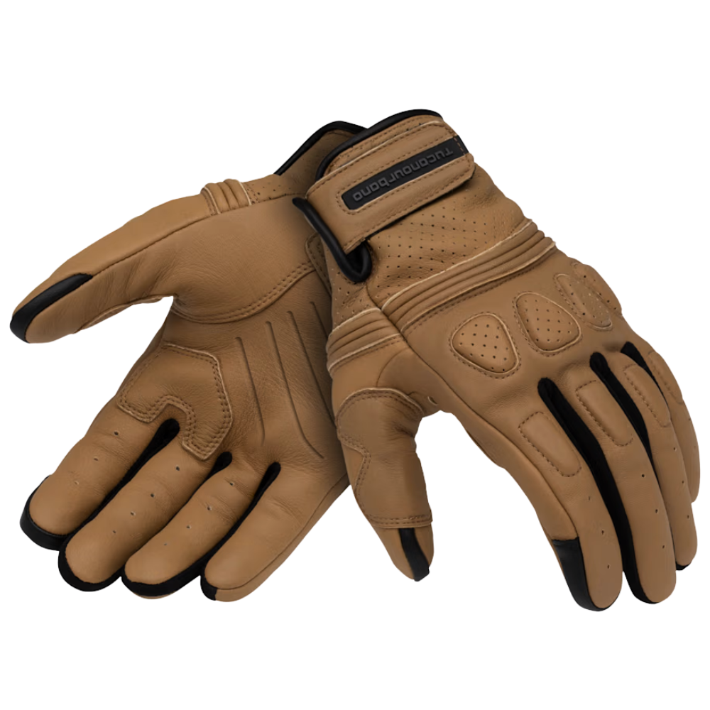 Tucano Urbano Gig Evo Leather Gloves - Cappuccino