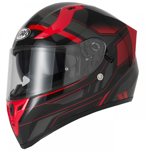 Vcan H128 - Helvet Red  - Free Additional Visor