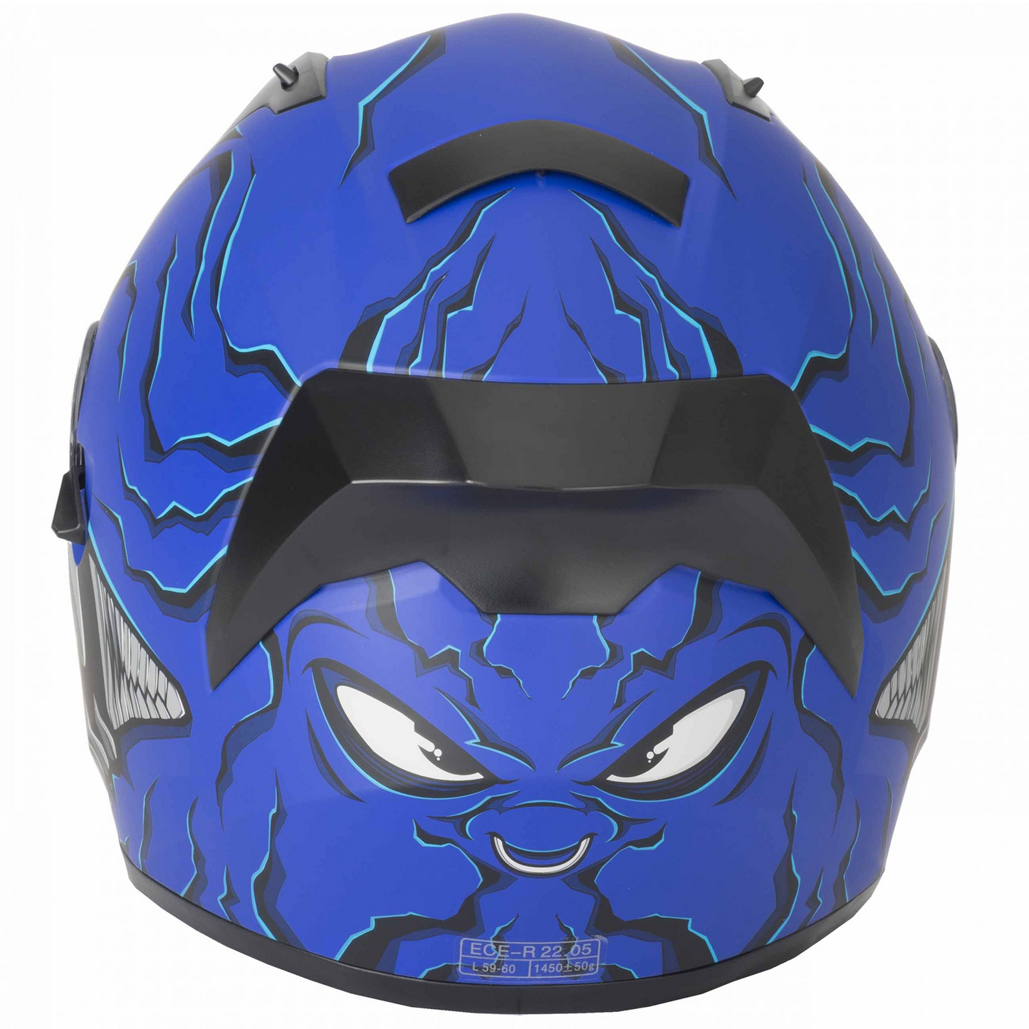 Vcan Vcan H128 - Mordhi Blue - Free Additional Visor - Detail View